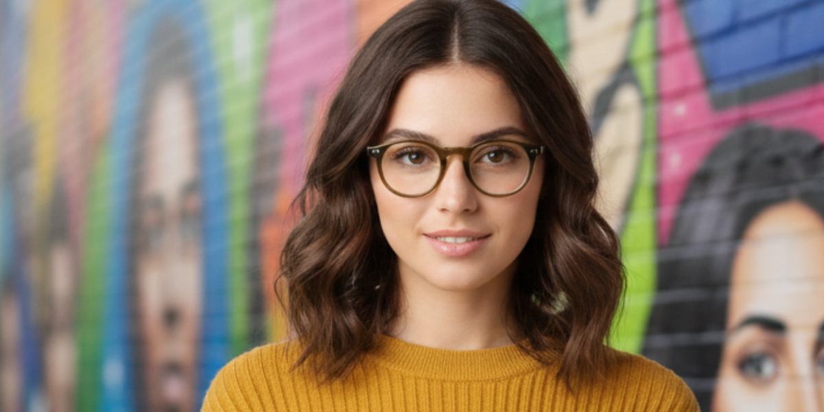 Full Rim Round Premium Eyeglasses
