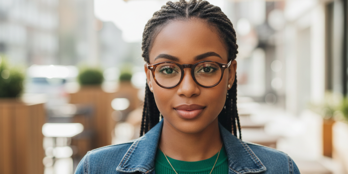Full Rim Round Premium Eyeglasses
