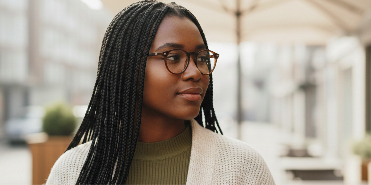Full Rim Round Premium Eyeglasses