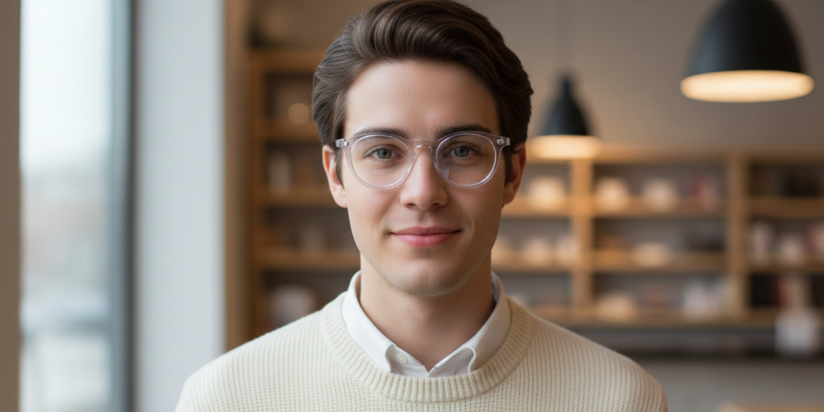 Full Rim Round Premium Eyeglasses