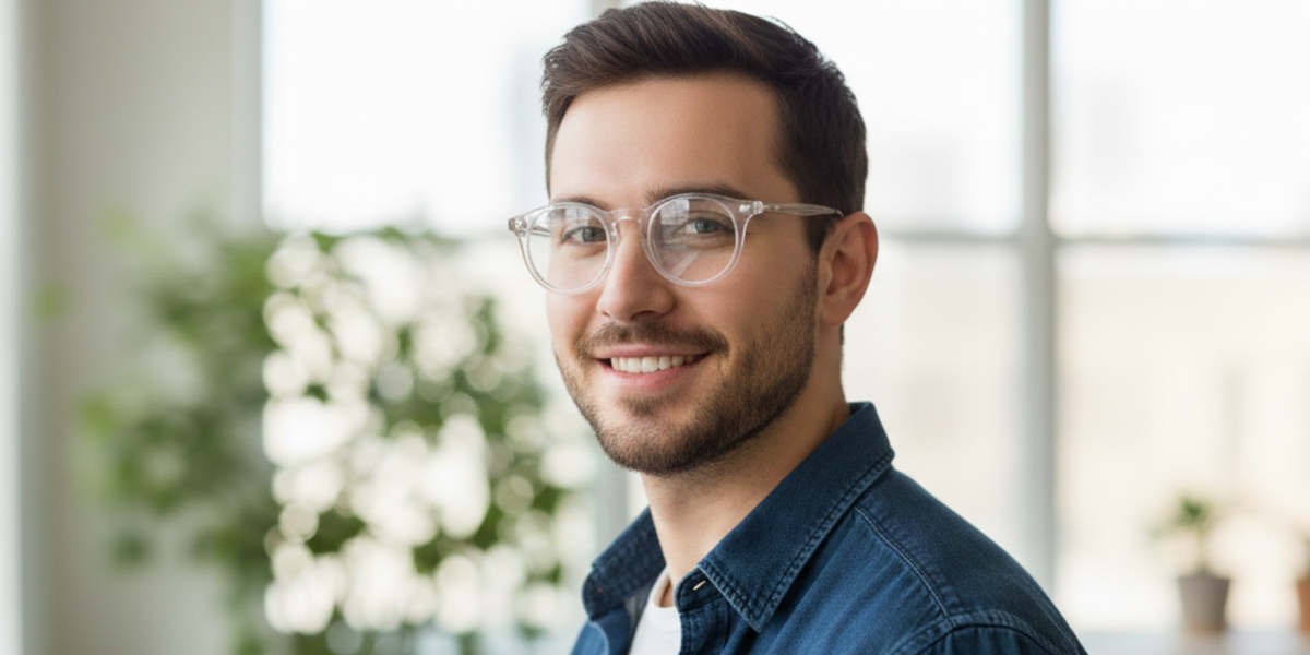 Full Rim Round Premium Eyeglasses