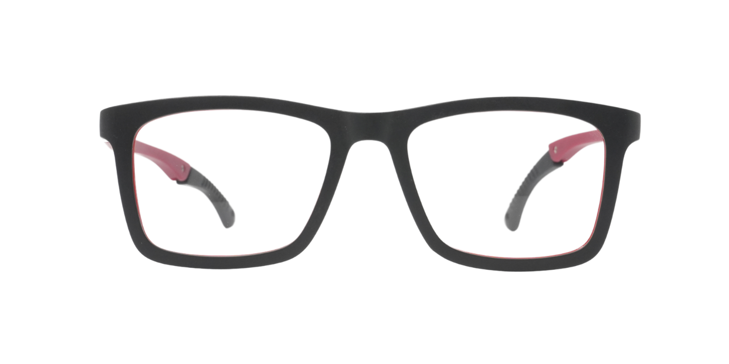 Full Rim Rectangle Kids Premium Eyeglasses With Adjustable Temples