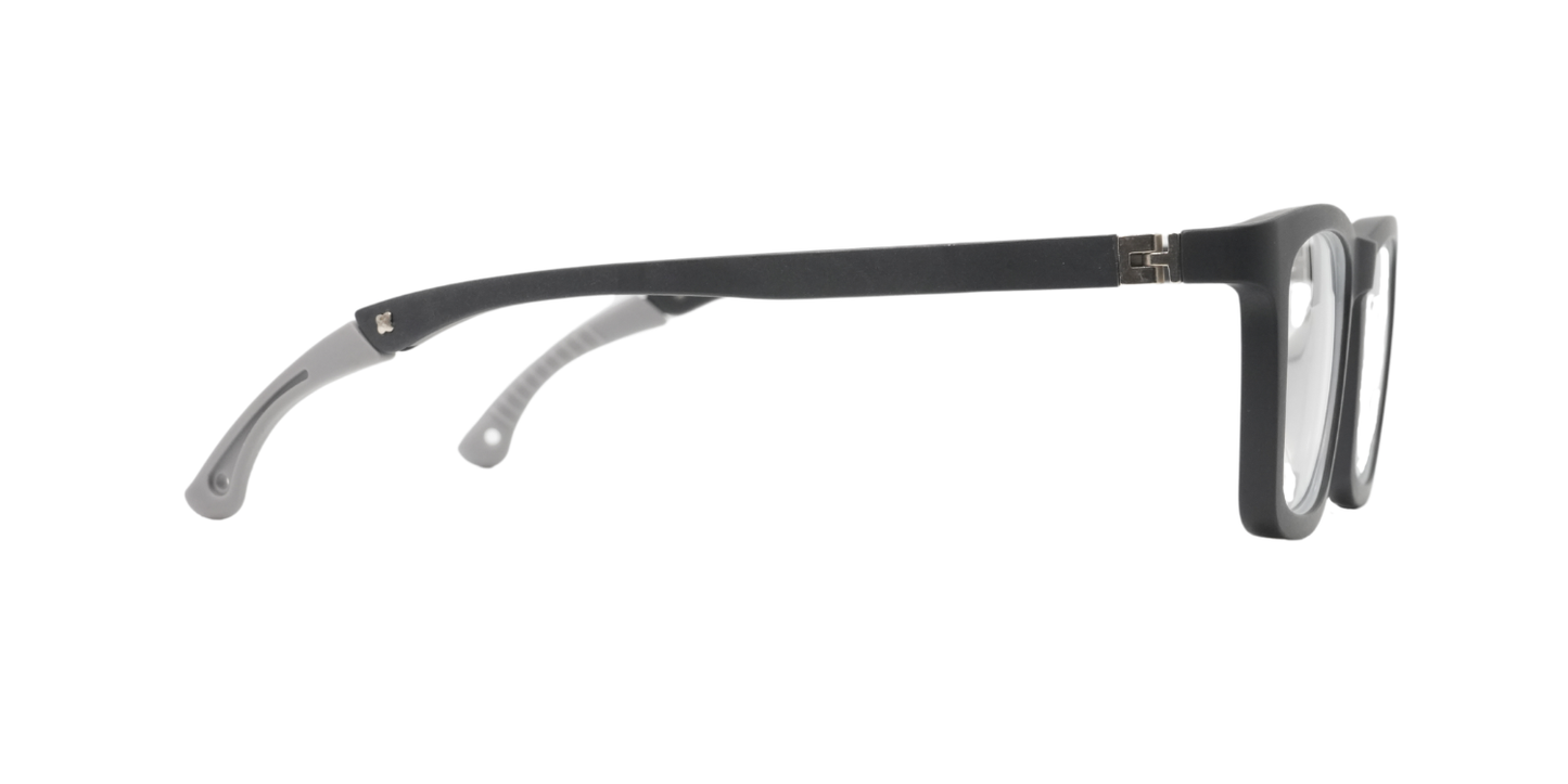 Full Rim Rectangle Kids Premium Eyeglasses With Adjustable Temples