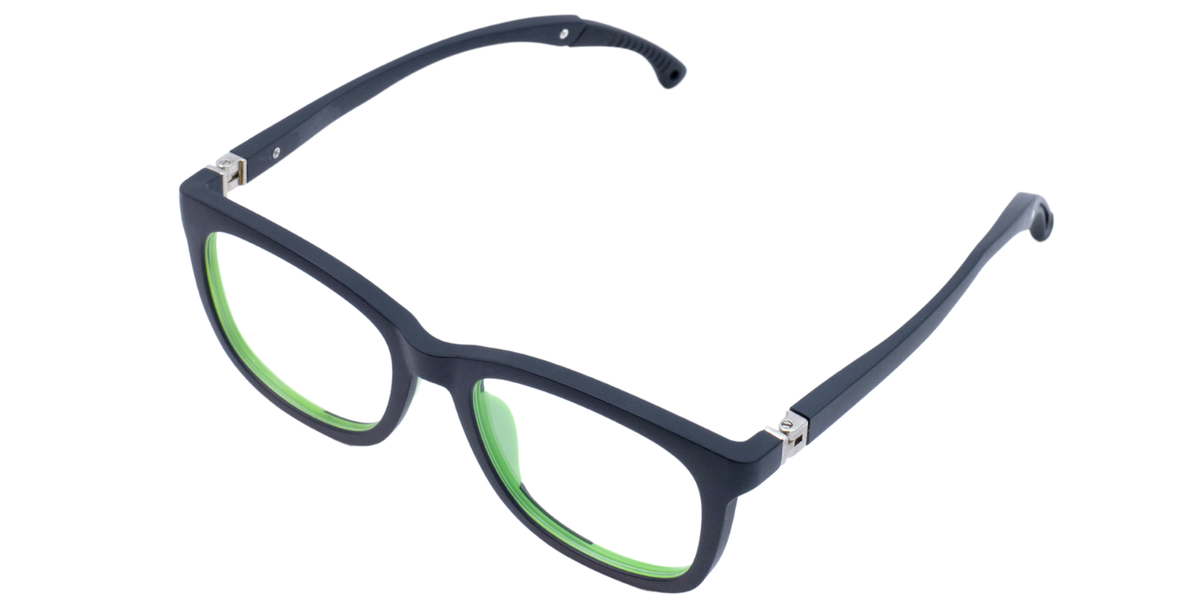 Full Rim Wayfarer Eyeglasses With Adjustable Temples