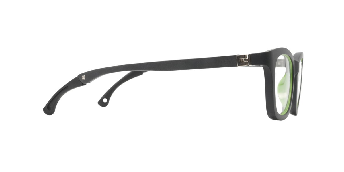 Full Rim Wayfarer Eyeglasses With Adjustable Temples