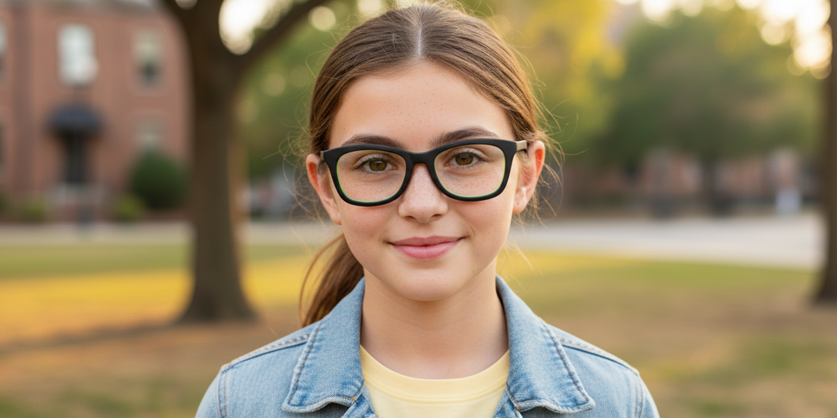 Full Rim Wayfarer Eyeglasses With Adjustable Temples
