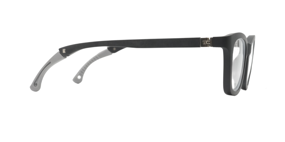 Full Rim Wayfarer Eyeglasses With Adjustable Temples