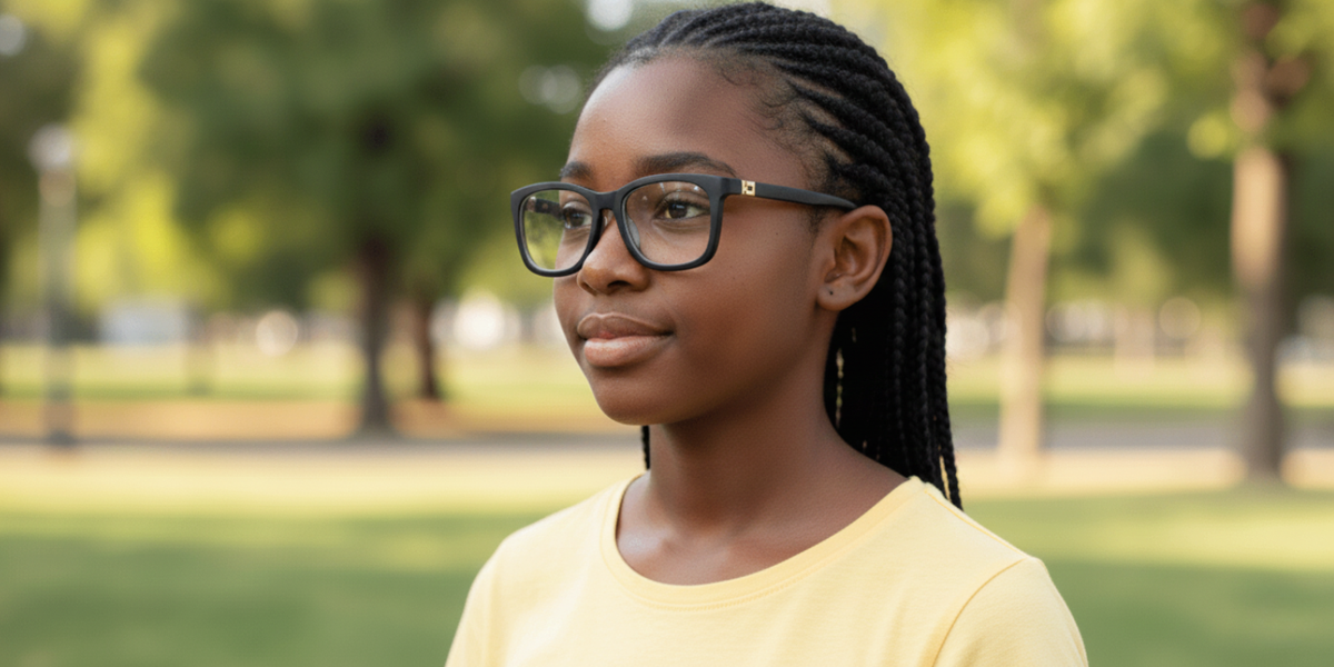Full Rim Wayfarer Eyeglasses With Adjustable Temples