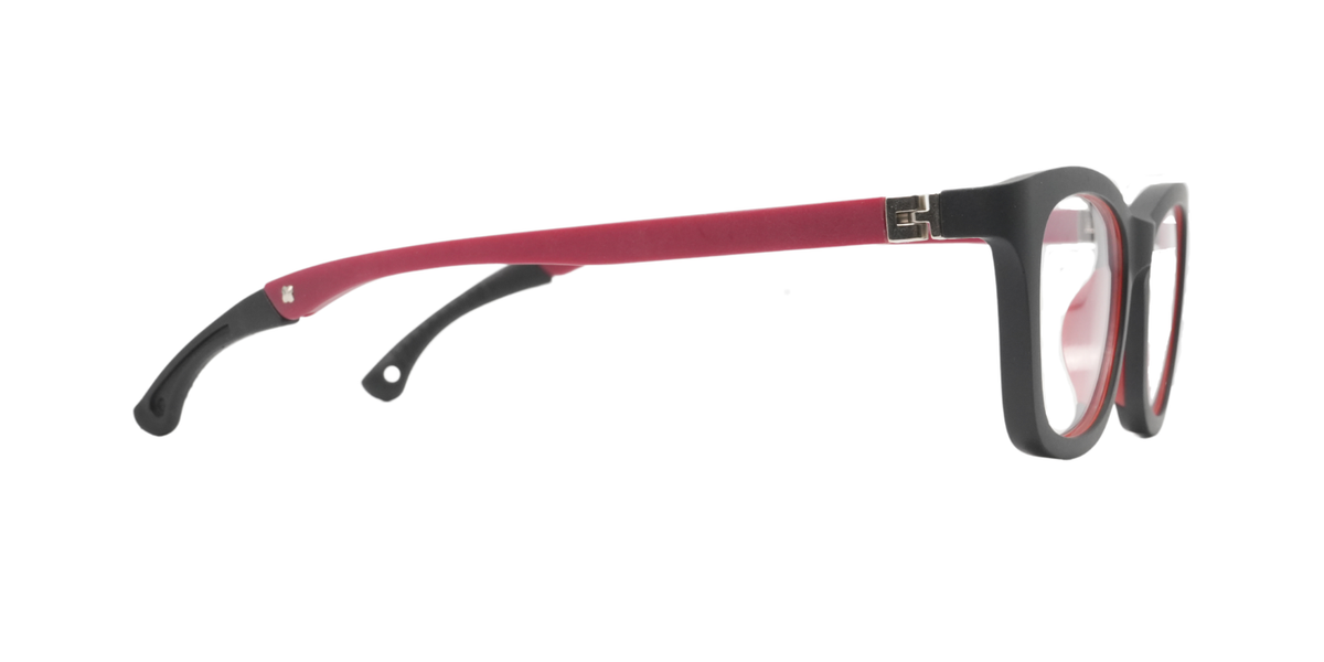 Full Rim Wayfarer Eyeglasses With Adjustable Temples