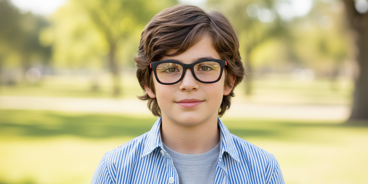 Full Rim Wayfarer Eyeglasses With Adjustable Temples