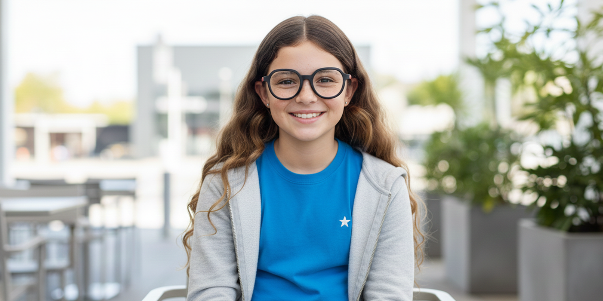 Full Rim Cat Eye Eyeglasses With Adjustable Temples
