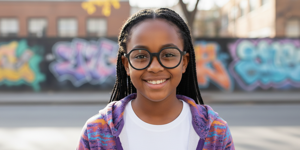 Full Rim Cat Eye Eyeglasses With Adjustable Temples