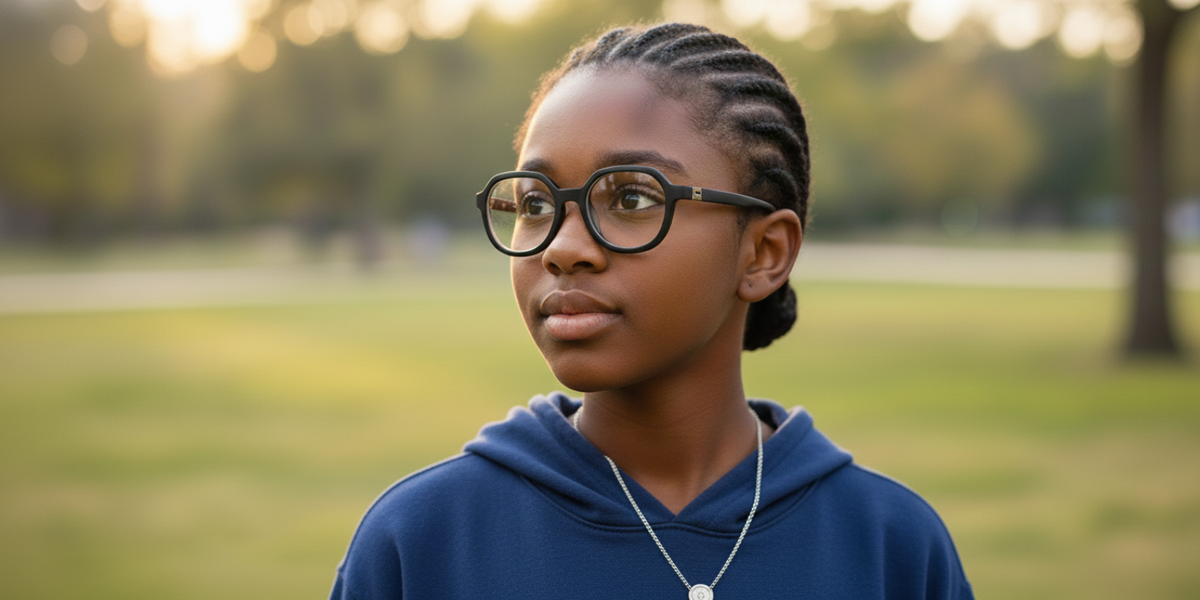Full Rim Cat Eye Eyeglasses With Adjustable Temples