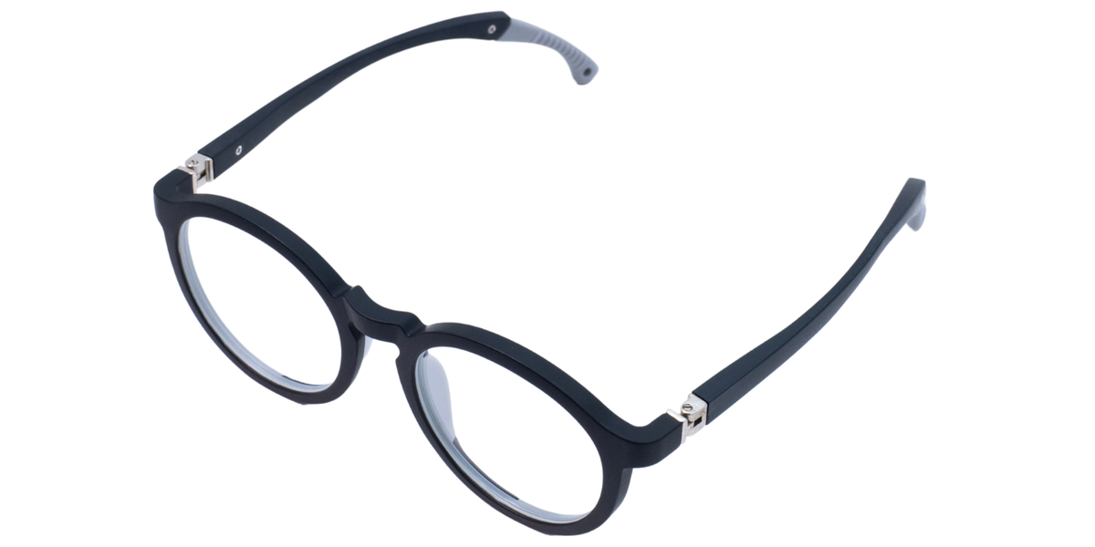 Full Rim Round Eyeglasses With Adjustable Temples