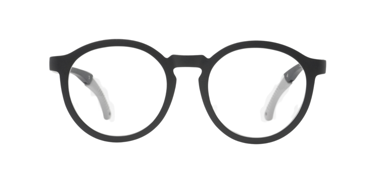 Full Rim Round Eyeglasses With Adjustable Temples
