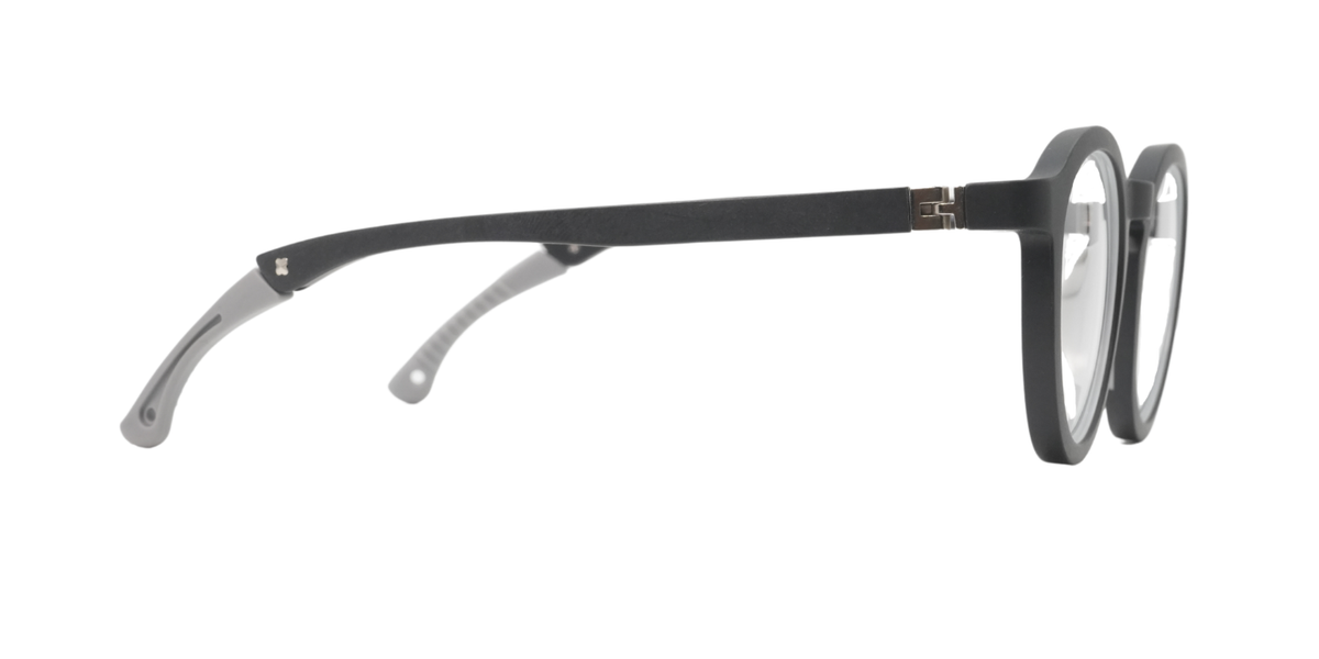 Full Rim Round Eyeglasses With Adjustable Temples