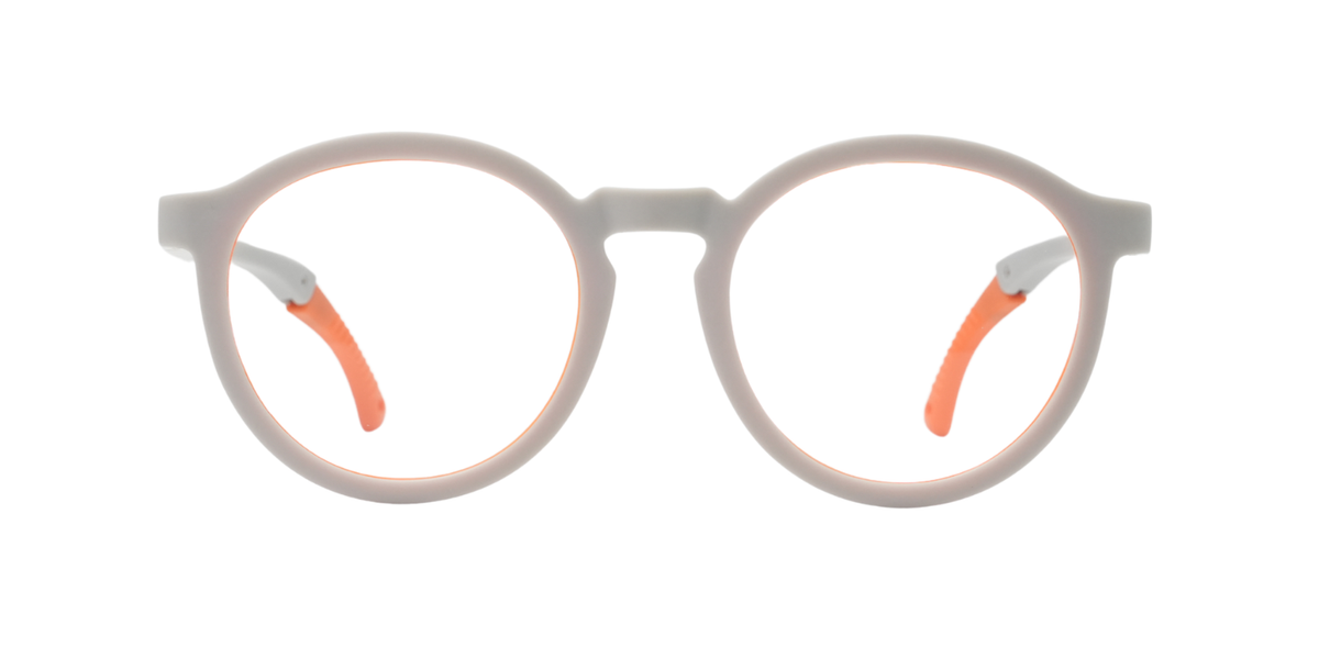 Full Rim Round Eyeglasses With Adjustable Temples