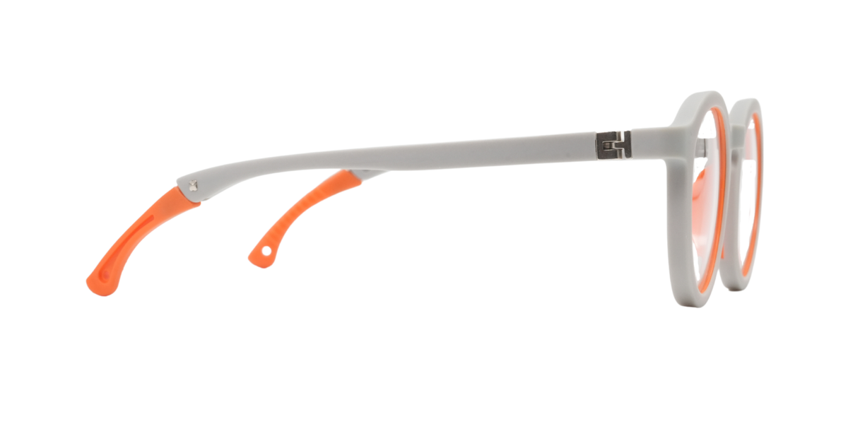 Full Rim Round Eyeglasses With Adjustable Temples