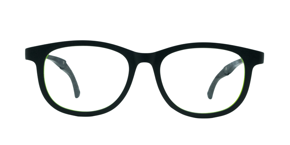 Full Rim Round Eyeglasses With Adjustable Temples