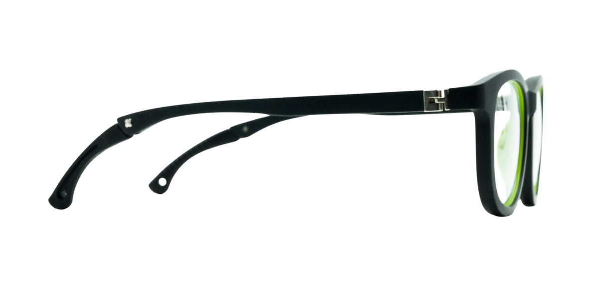 Full Rim Round Eyeglasses With Adjustable Temples