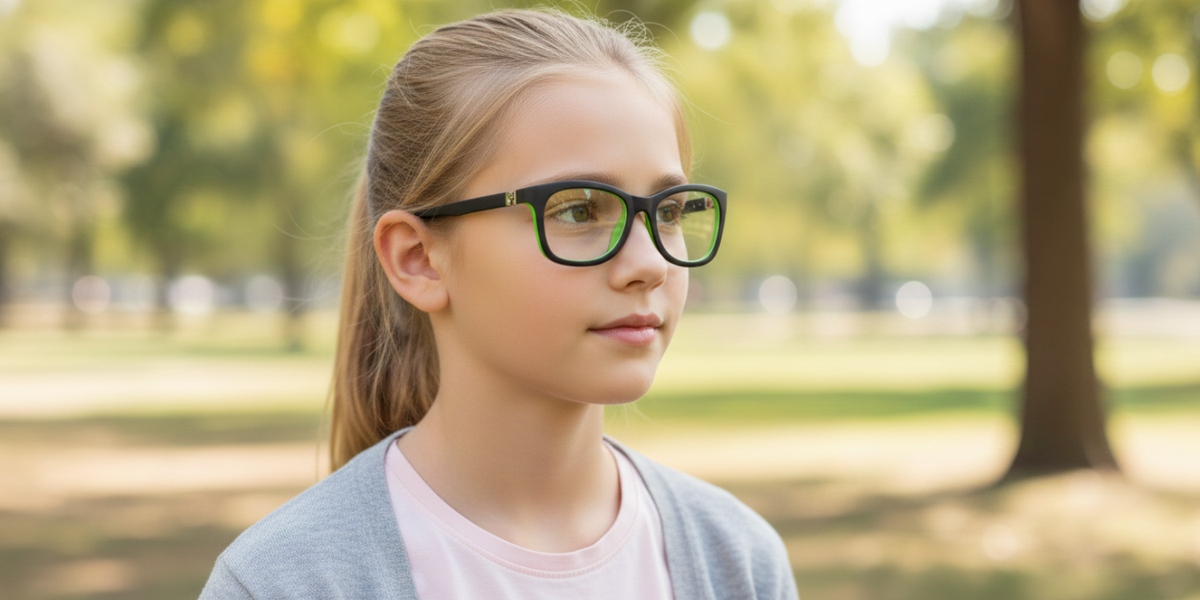 Full Rim Round Eyeglasses With Adjustable Temples