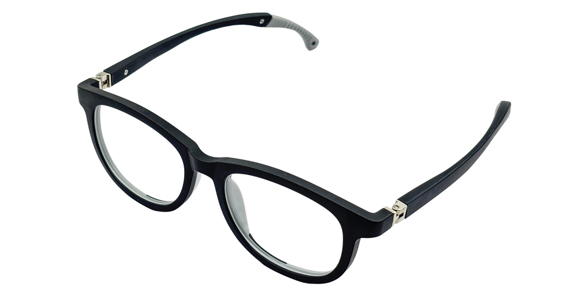 Full Rim Round Eyeglasses With Adjustable Temples