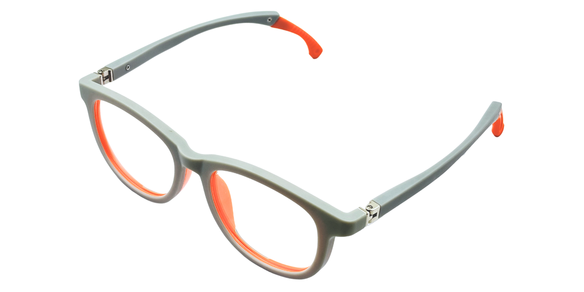 Full Rim Round Eyeglasses With Adjustable Temples