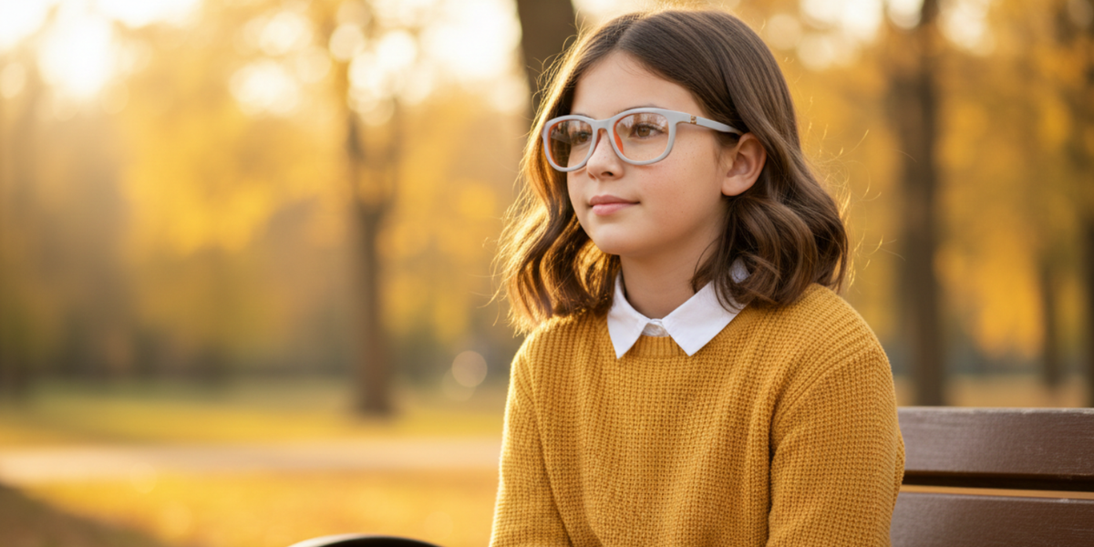 Full Rim Round Eyeglasses With Adjustable Temples