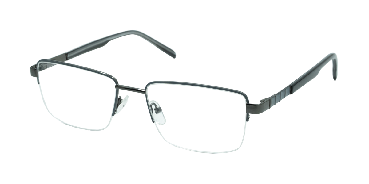 Half Rim Rectangle Classic Eyeglasses