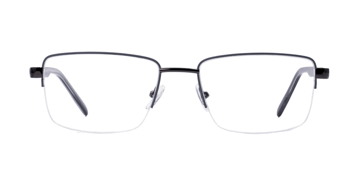 Half Rim Rectangle Classic Eyeglasses