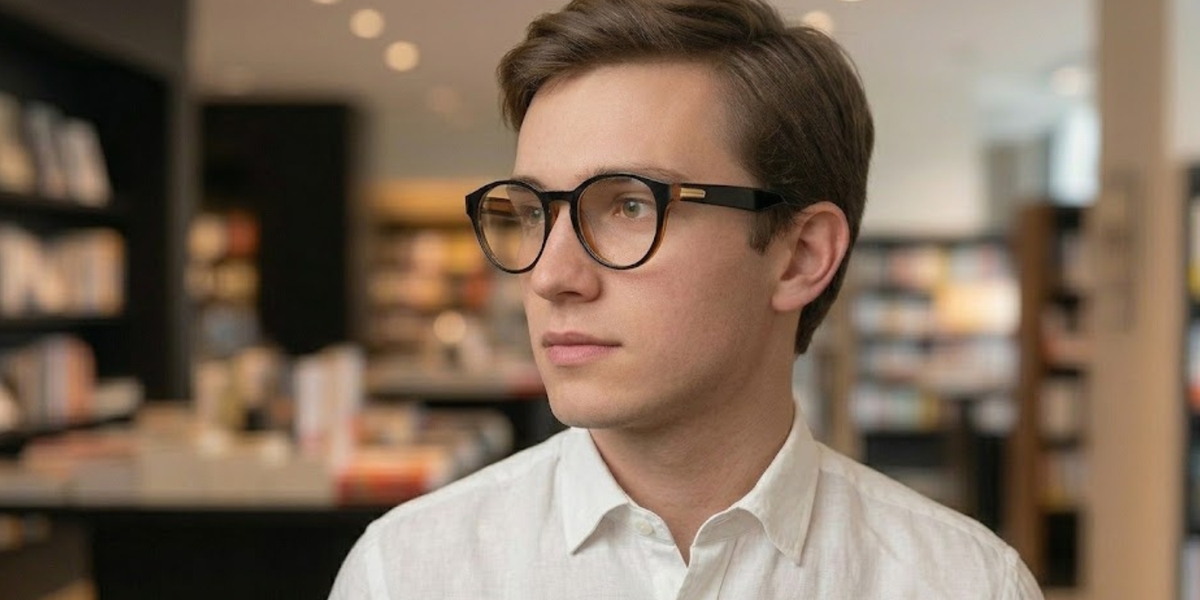 Full Rim Round Premium Eyeglasses