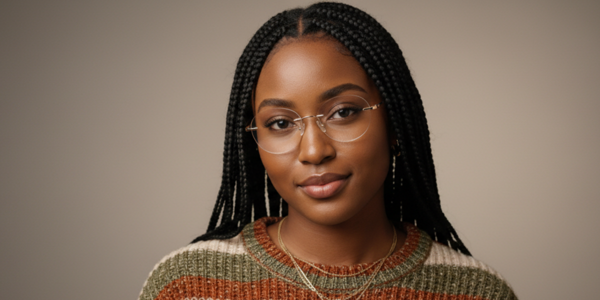 Rimless Round Premium Eyeglasses