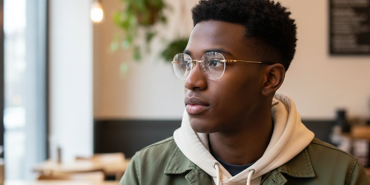 Rimless Round Premium Eyeglasses