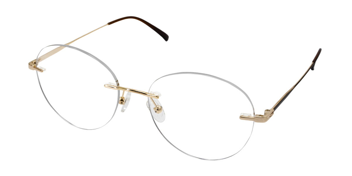 Rimless Round Premium Eyeglasses