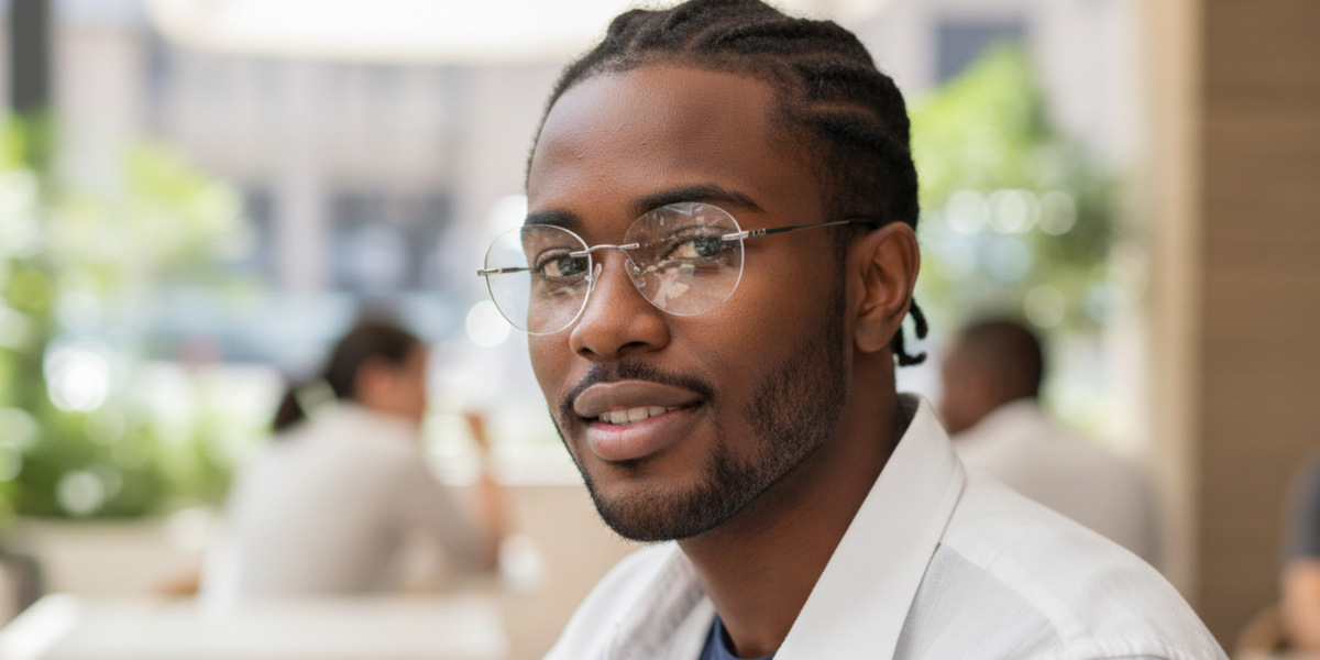 Rimless Round Premium Eyeglasses
