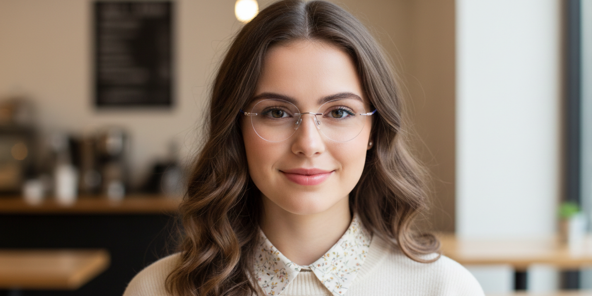 Rimless Round Premium Eyeglasses