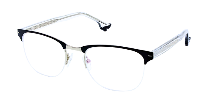 Half Rim Round Classic Eyeglasses