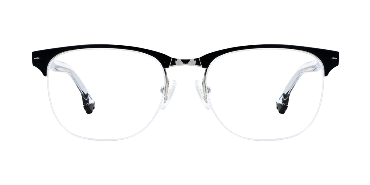 Half Rim Round Classic Eyeglasses