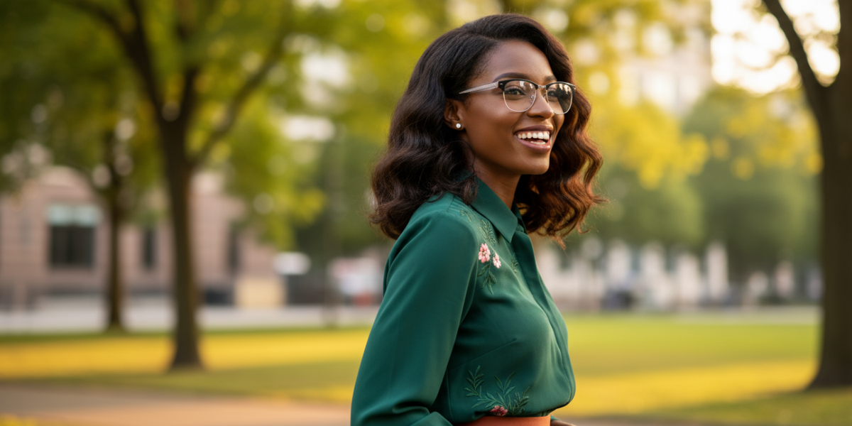 Half Rim Round Classic Eyeglasses
