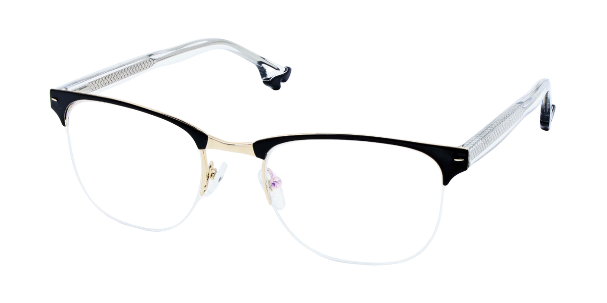 Half Rim Round Classic Eyeglasses