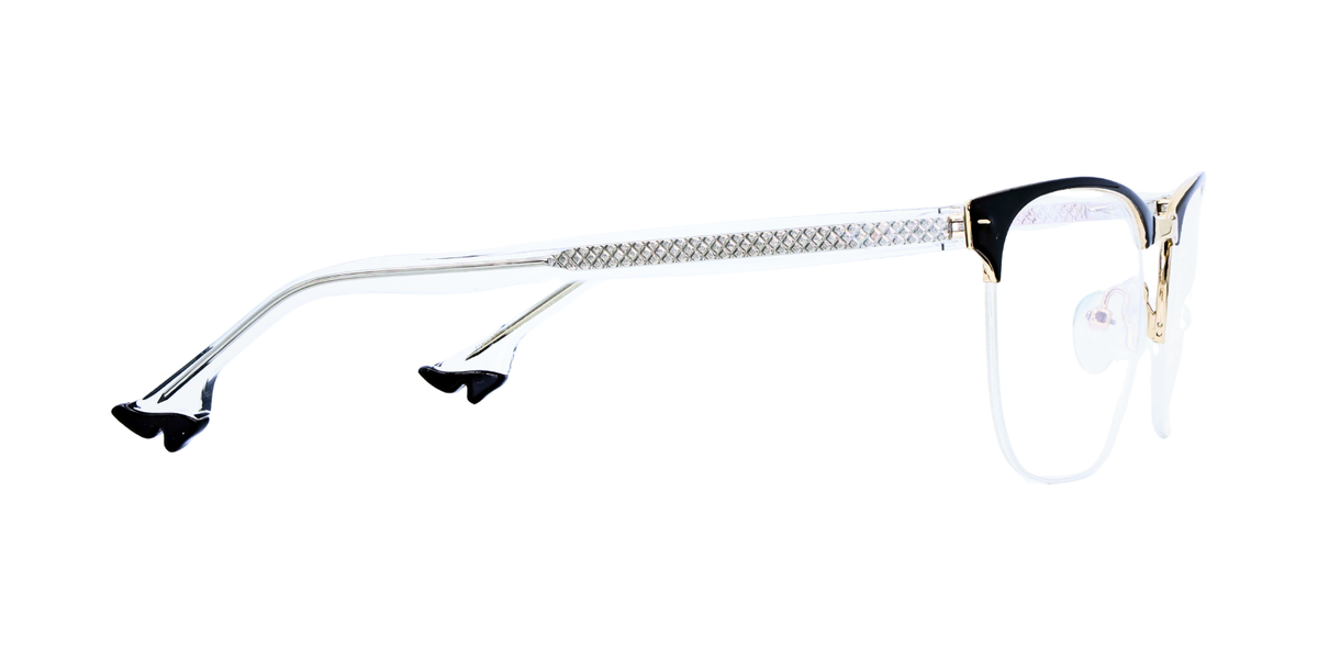Half Rim Round Classic Eyeglasses