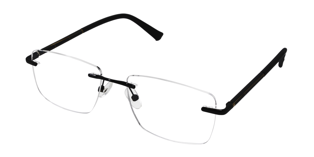 Rimless Rectangle Premium Eyeglasses