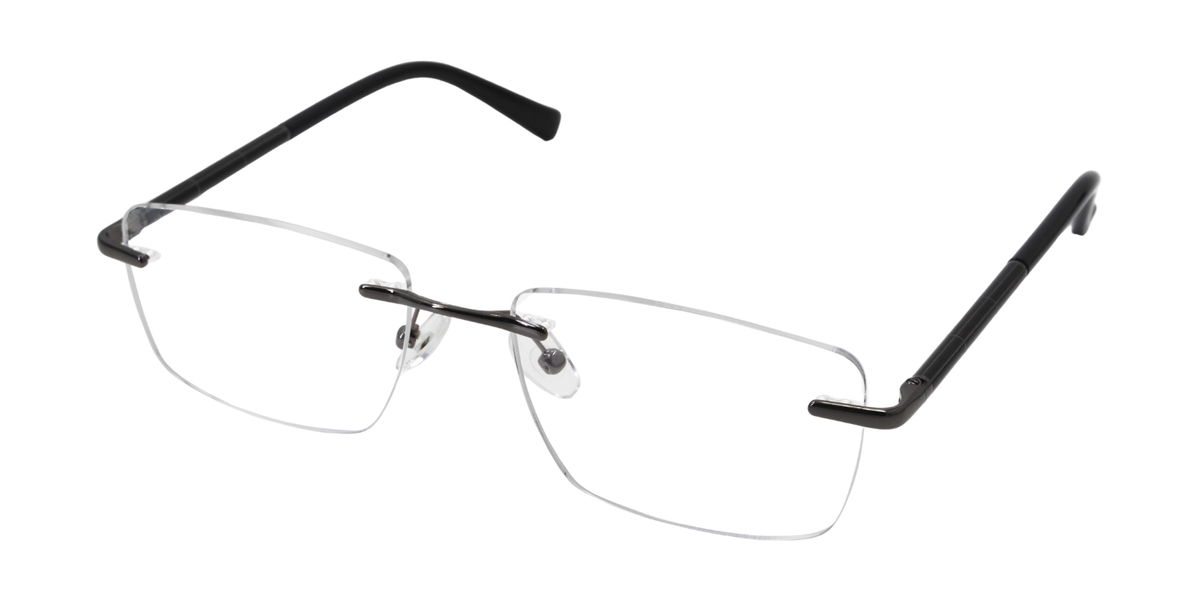 Rimless Rectangle Premium Eyeglasses
