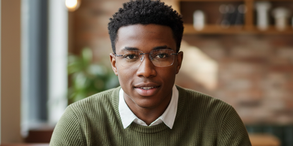 Rimless Rectangle Premium Eyeglasses