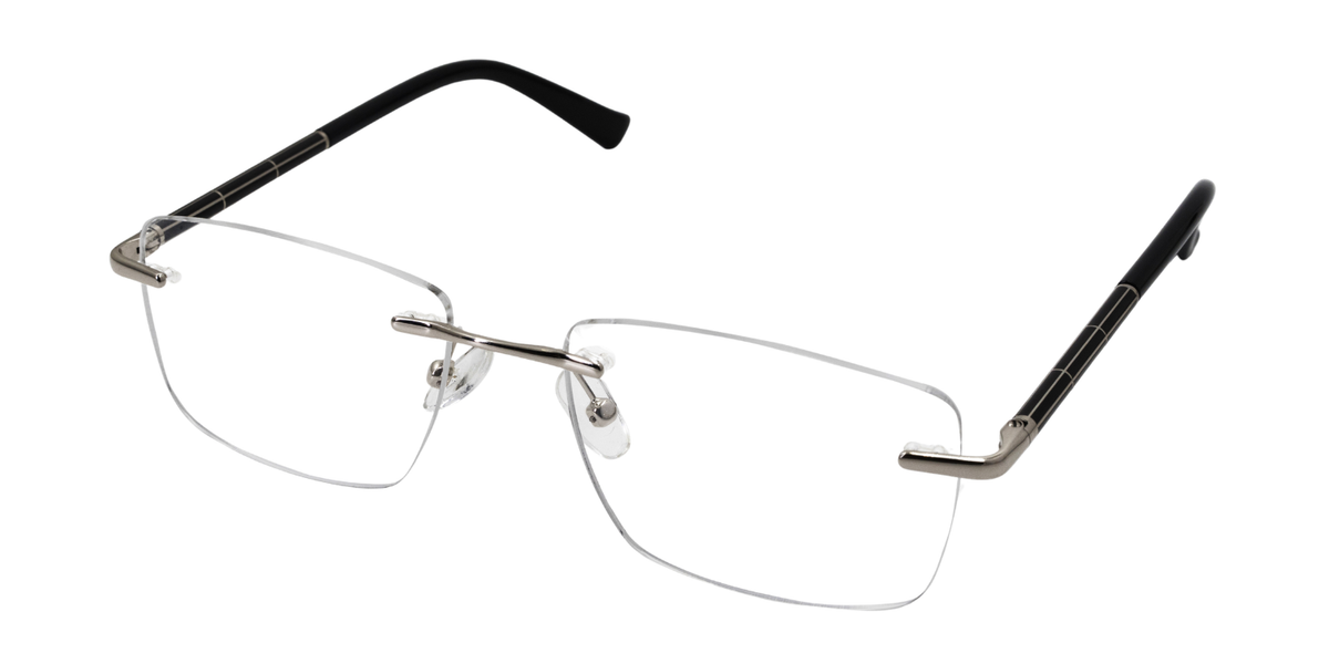 Rimless Rectangle Premium Eyeglasses