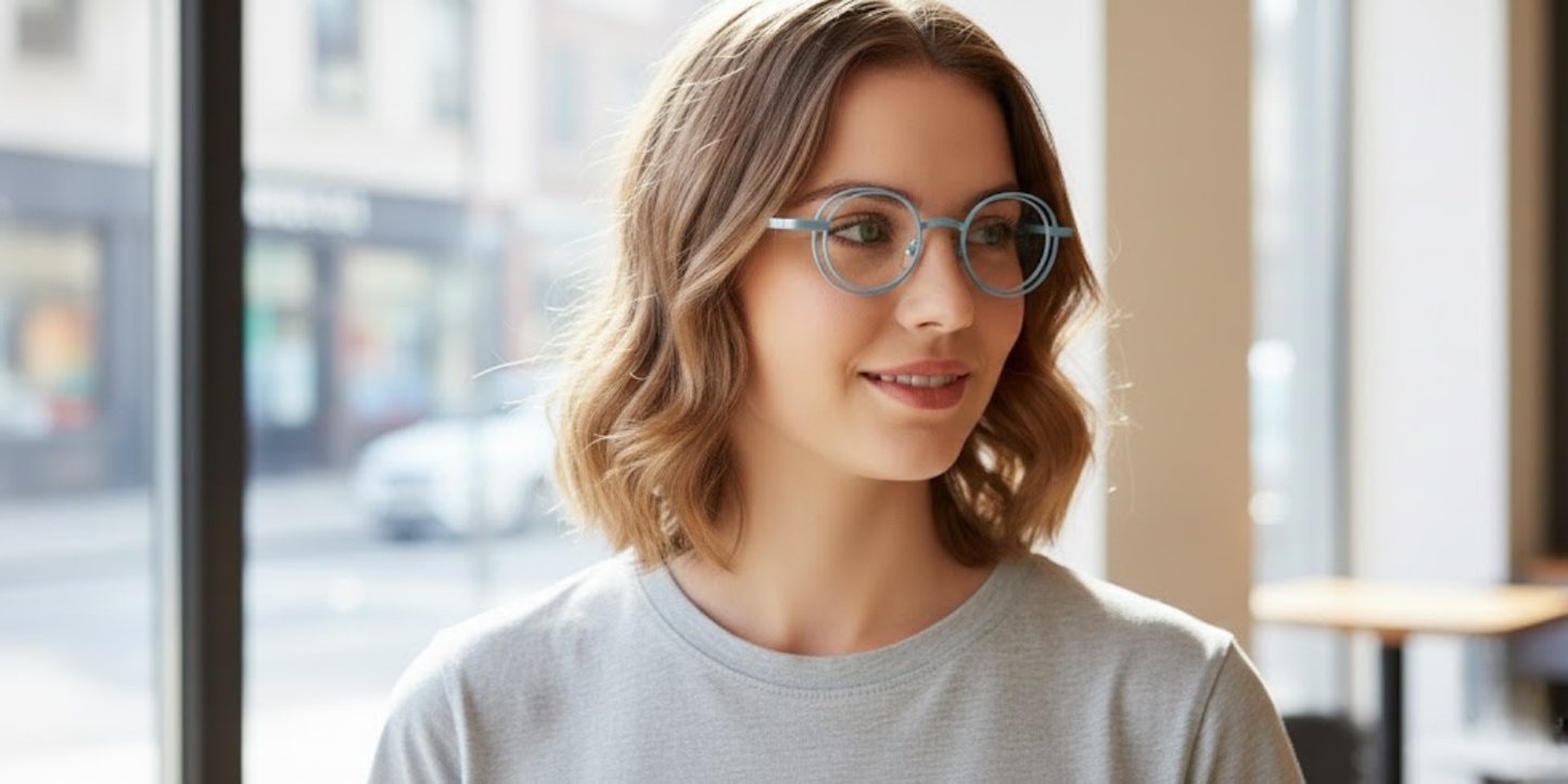 Full Rim Round Classic Eyeglasses