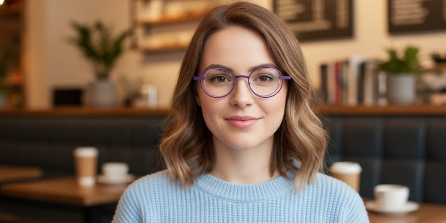 Full Rim Round Classic Eyeglasses
