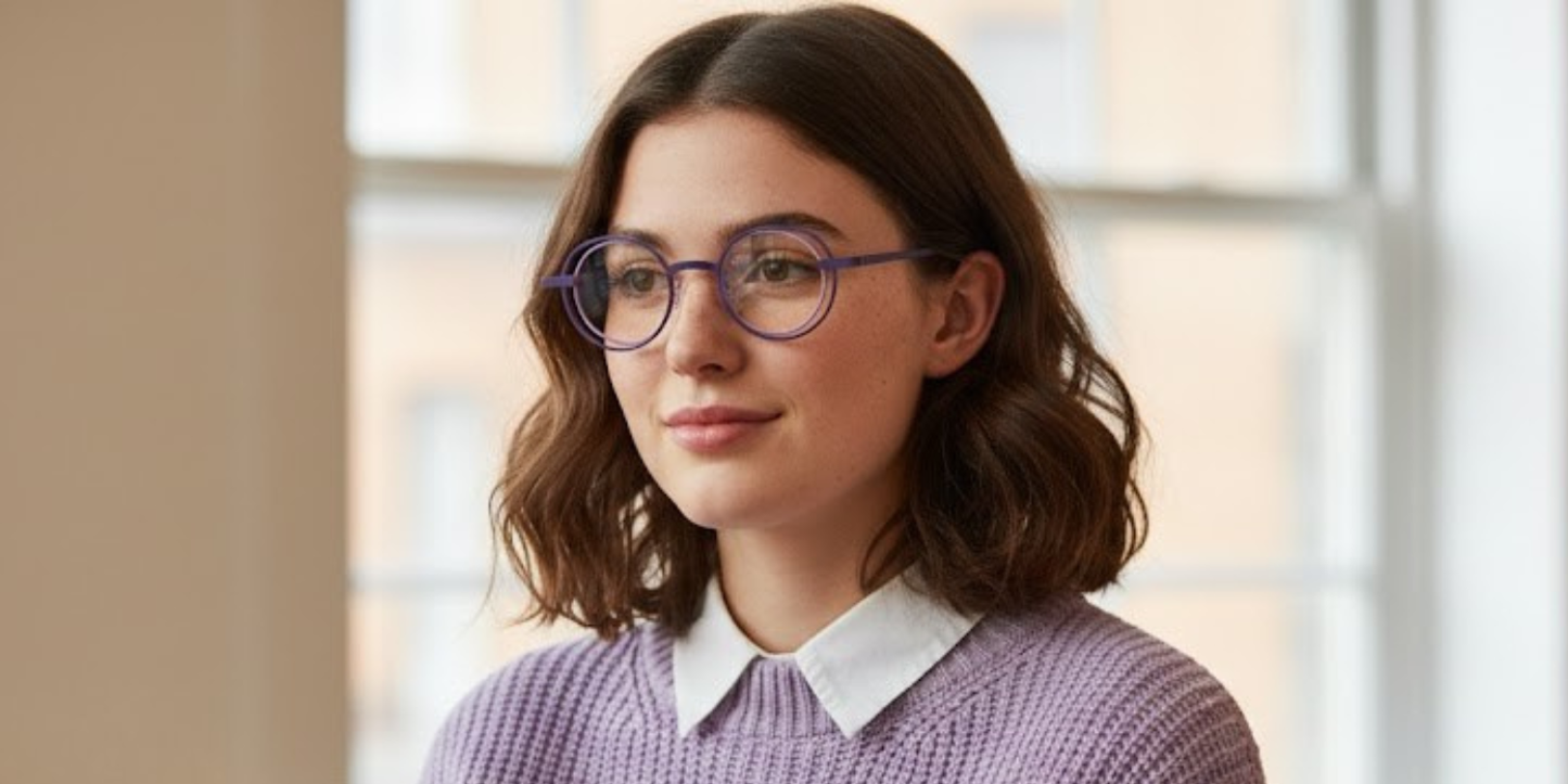 Full Rim Round Classic Eyeglasses