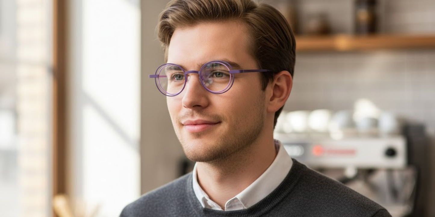 Full Rim Round Classic Eyeglasses