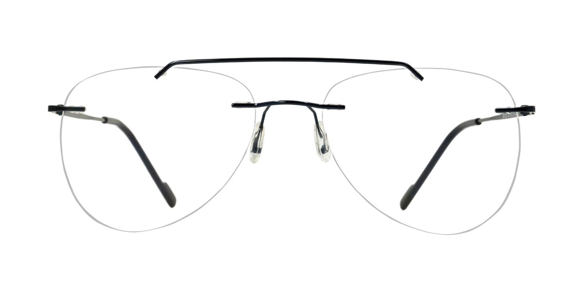 Rimless Aviator Classic Eyeglasses